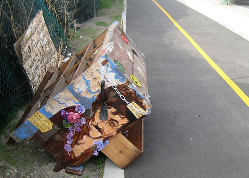 AND SO IT GOES! Vonnegut dirt-box destroyed!