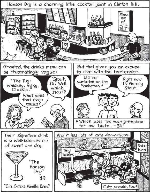 Our cartoonist offers a wet kiss for Hanson Dry