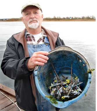 Needle Beach: City can’t help man who found pile of syringes in Plumb Beach surf