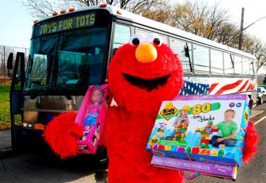 Care-avan: Military convoy delivers toys for tots