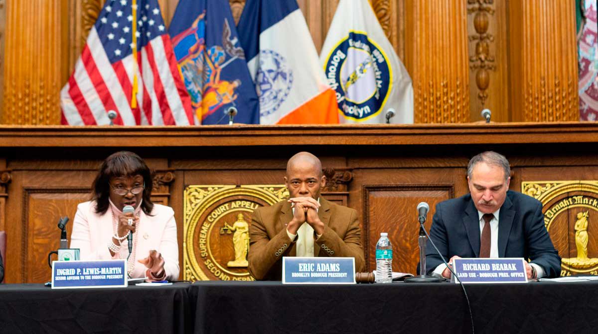 For the kids: Students offer point of unity at beep’s 80 Flatbush hearing