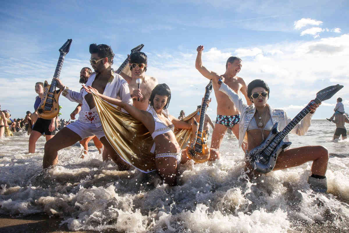Splashy start to the year: Coney polar plunge draws record-setting crowd