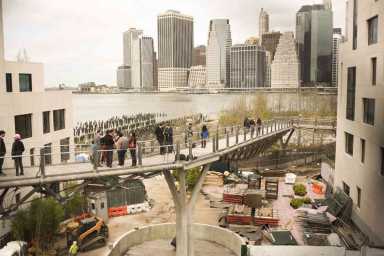 Bridging the gap: Bridge Park bigwigs want another walkway to waterfront, can’t promise new pool won’t close Squibb span