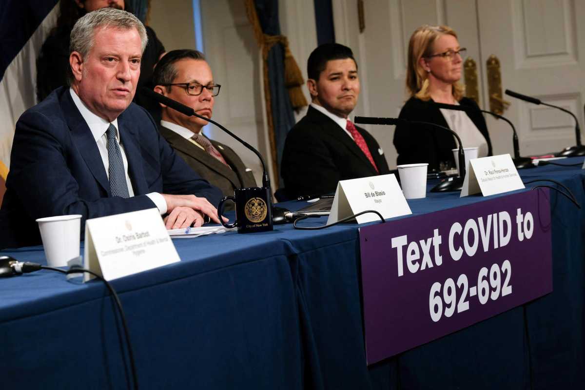 de blasio covid