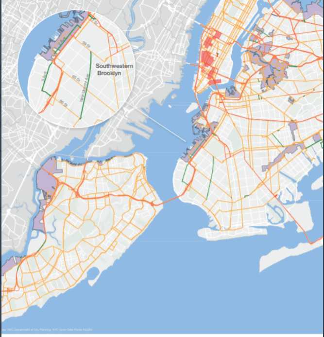 The mayor is looking to turn Bay Ridge’s Third Avenue into a truck route