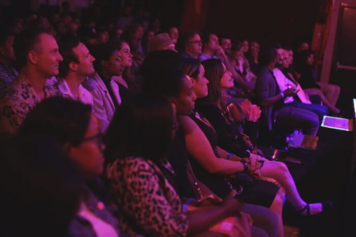audience members at the Bushwick Film Festival