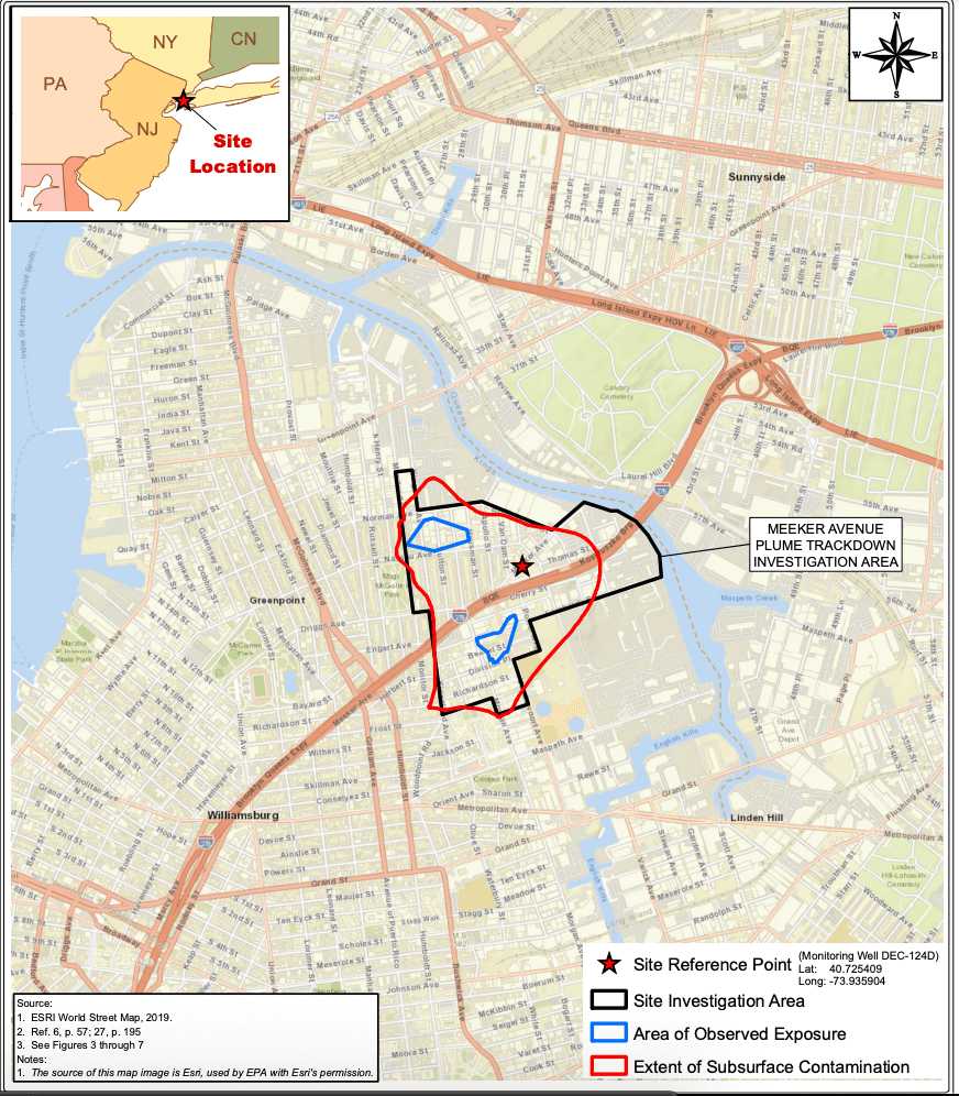 meeker avenue plume map