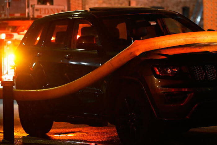 car at brighton beach arson fire