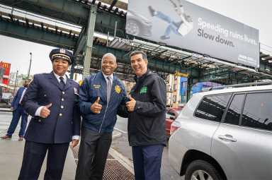 eric adams traffic safety