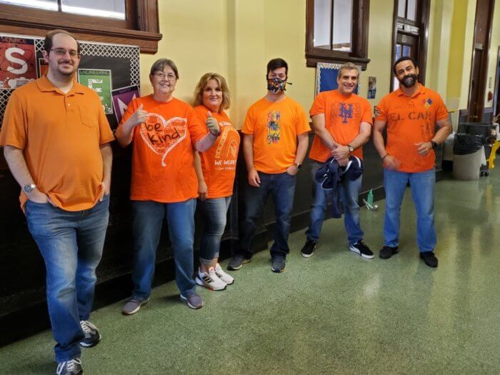 St. Joseph the Worker Catholic Academy support Wear Orange.