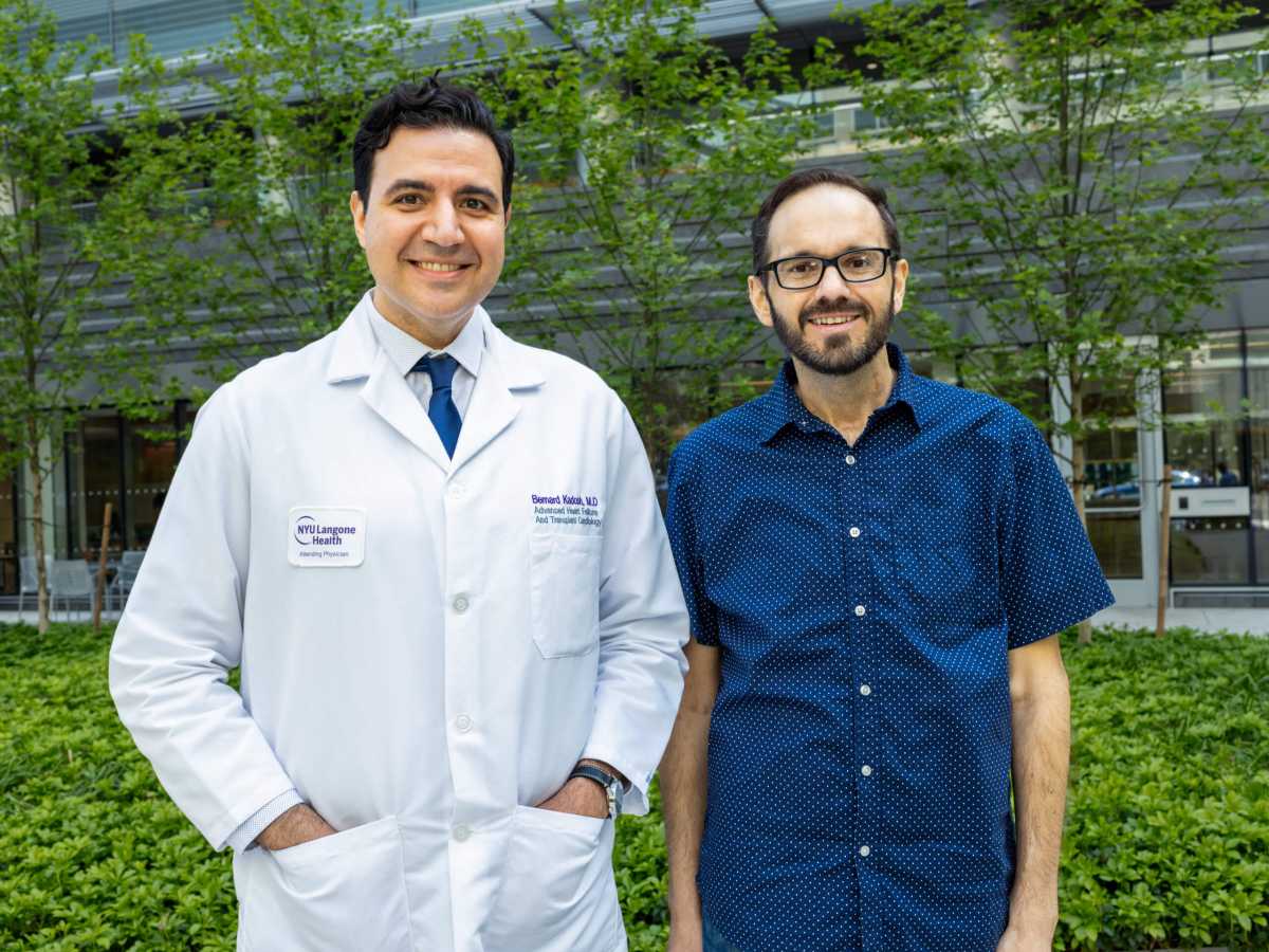 steve quinn with doctor who performed triple organ transplant