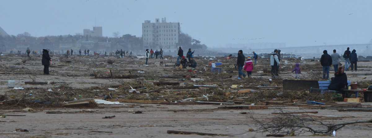 coney island after superstorm sandy
