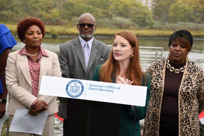 katie brennan at fresh creek ceremony