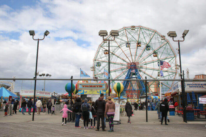 coney island boardwalk