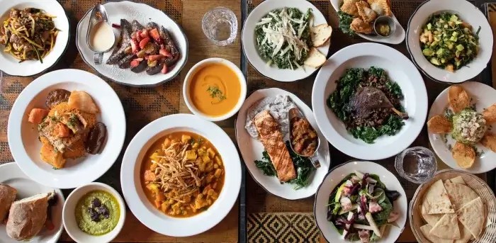 Senegalese dishes at Cafe rue dix