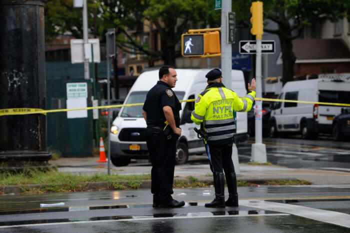 scene of crash on ocean parkway
