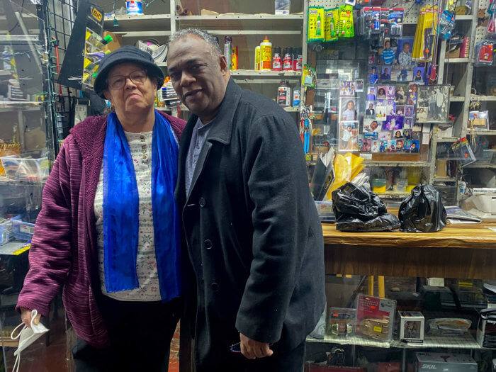 people inside macon hardware