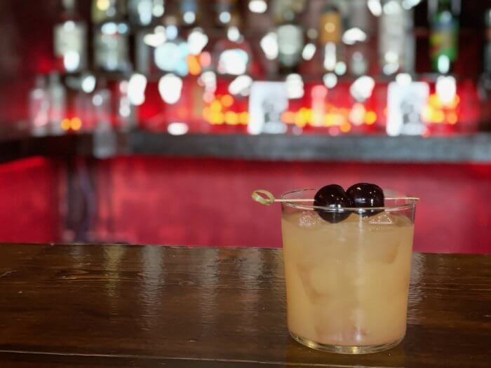 Mezcal cocktail