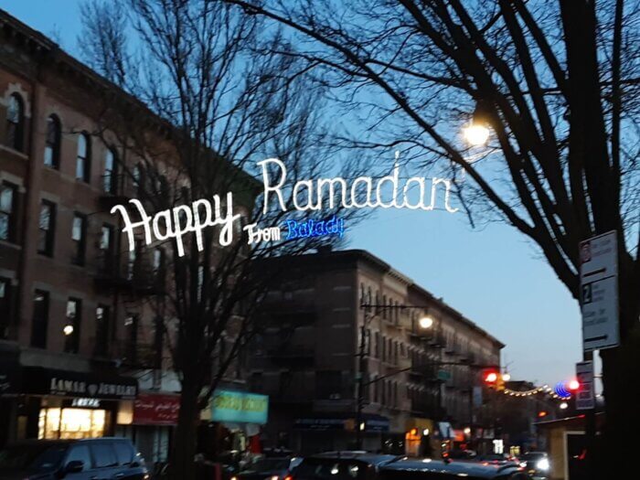 ramadan lights in bay ridge