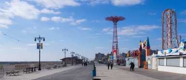 riegelmann boardwalk in coney island