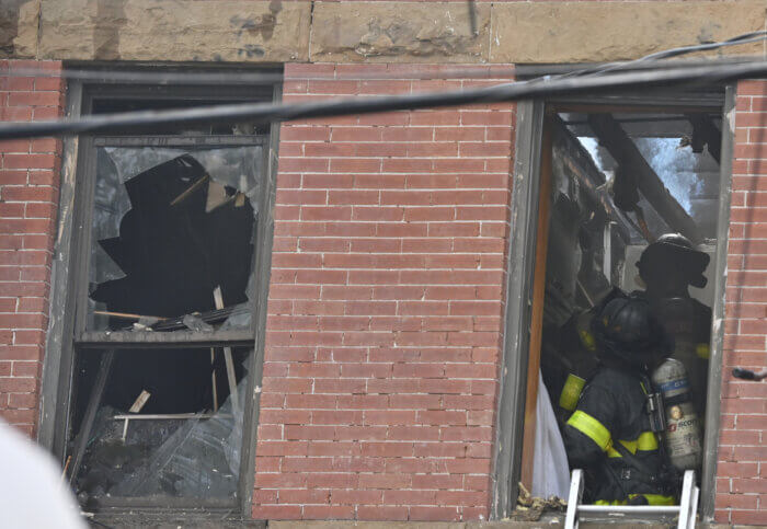 two-alarm fire east new york