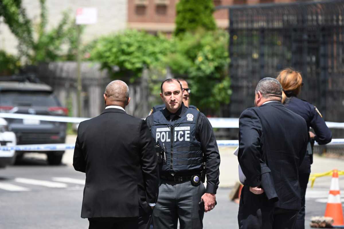 police at scene of hit-and-run