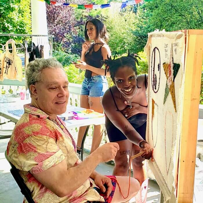 Some vendors will teach attendees how to create art during workshops at the brewery.