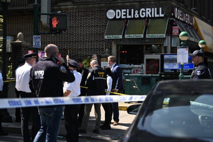 gun violence outside crown heights deli