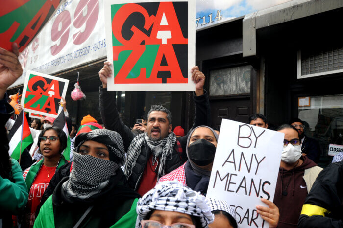 Palestine rally in Bay Ridge