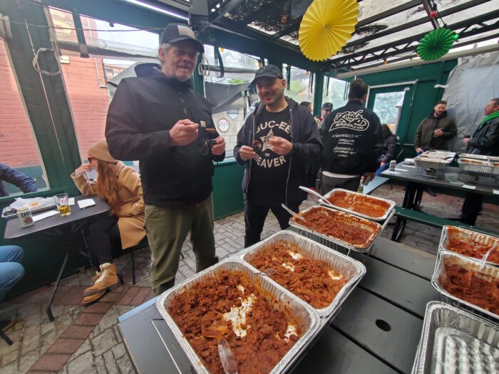 chili cook off judges at lock yard