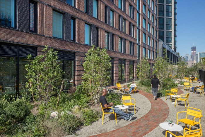 outdoor space at 35 commercial street
