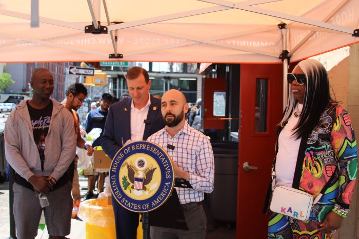 peter endriss at food pantry press conference
