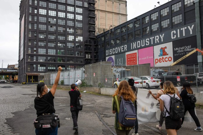 industry city protest