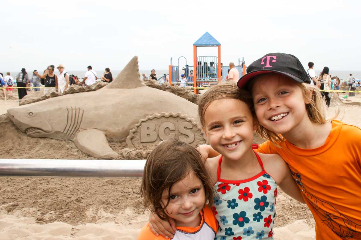 Brooklynites of all ages came to enjoy the annual sand sculpting competition in Coney Island.
