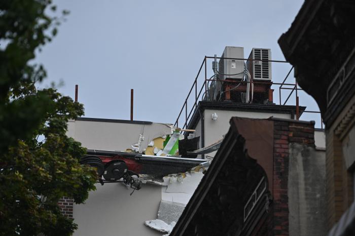 crane collapse on borough park roof