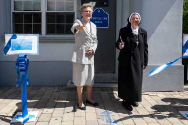 fontbonne hall ribbon cutting