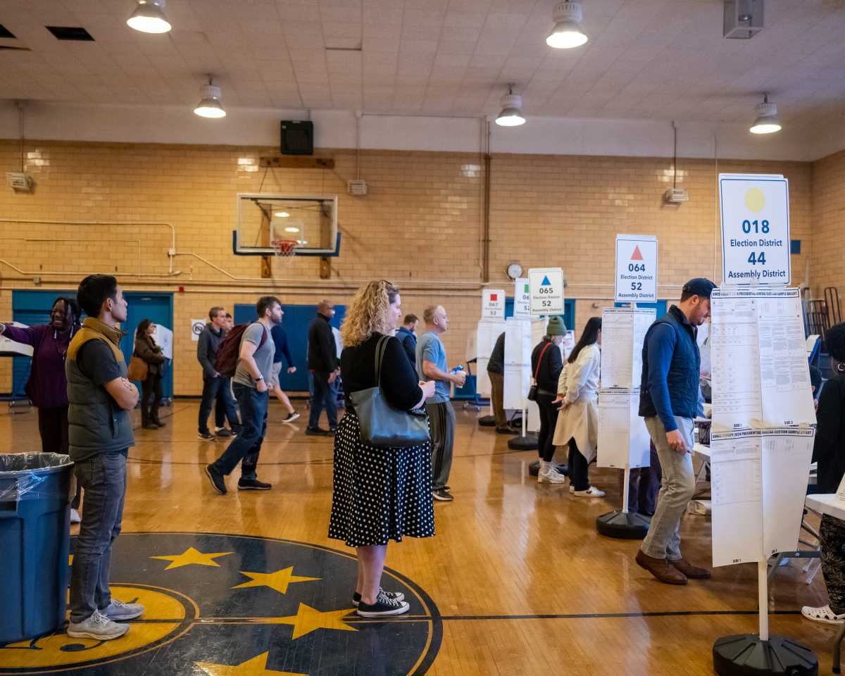 voters on election day 2024 in brooklyn