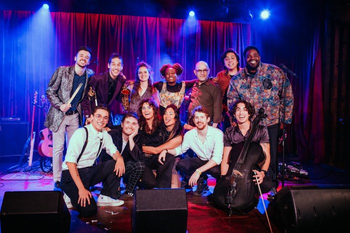 The group of performers and musicians from the Nov. 13 show.