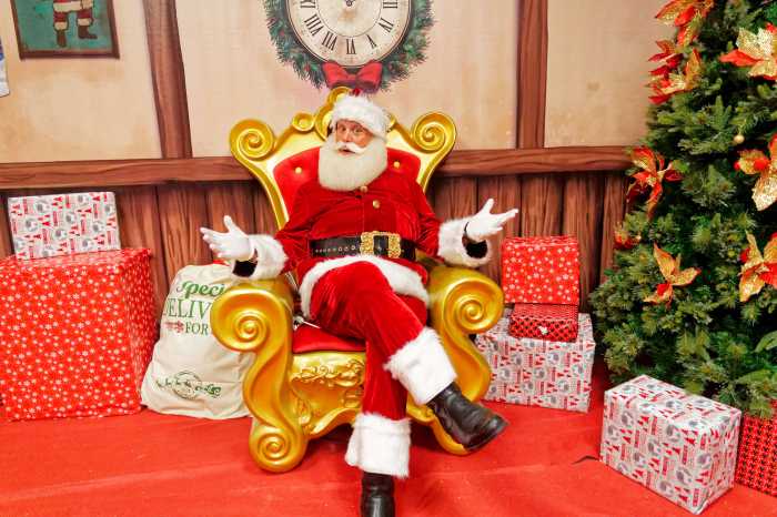 Say hello to Santa with a visit to Santa's Workshop.