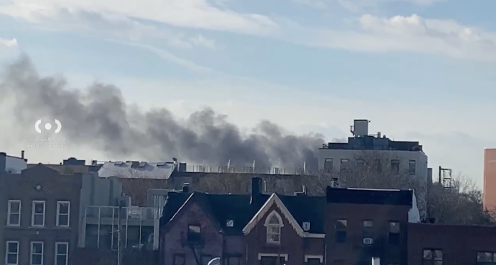 video smoke from auto pound fire