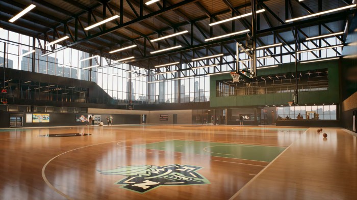 new york liberty practice facility basketball courts