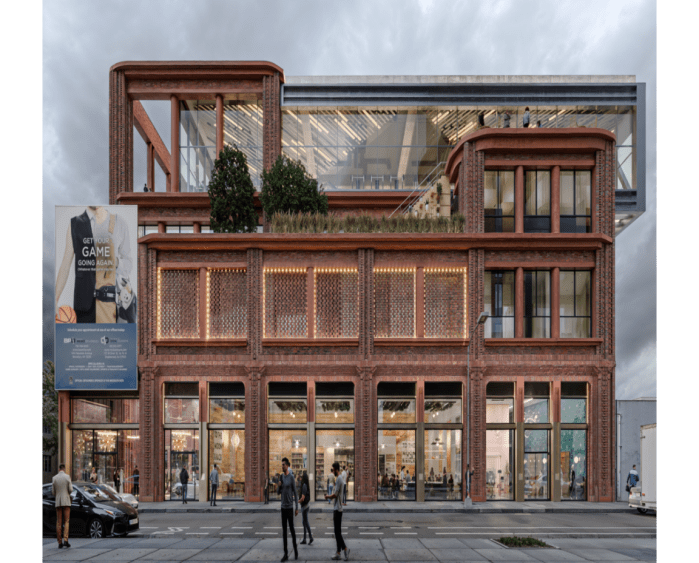 rendering of williamsburg building