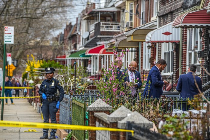 police outside bensonhurst home