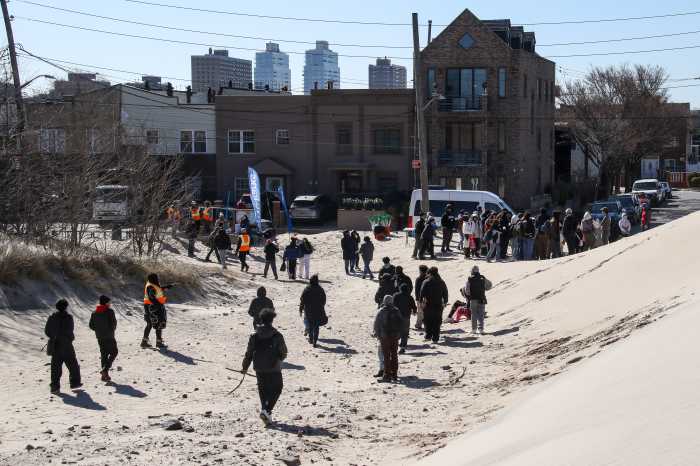 students at coney island creek