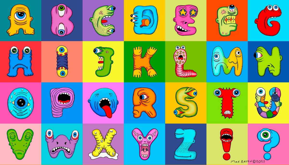 2 – Defective Characters – with colorful backgrounds