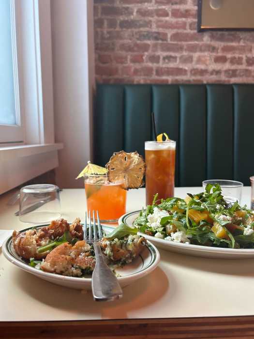 dinner at pasta night