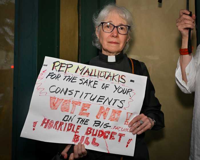 person at malliotakis big beautiful bill rally