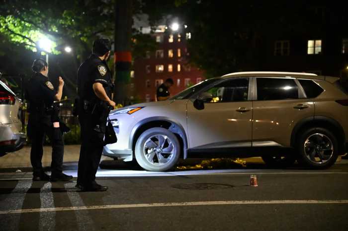 police investigate shooting scene in Brooklyn
