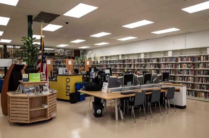 interior sheepshead bay library