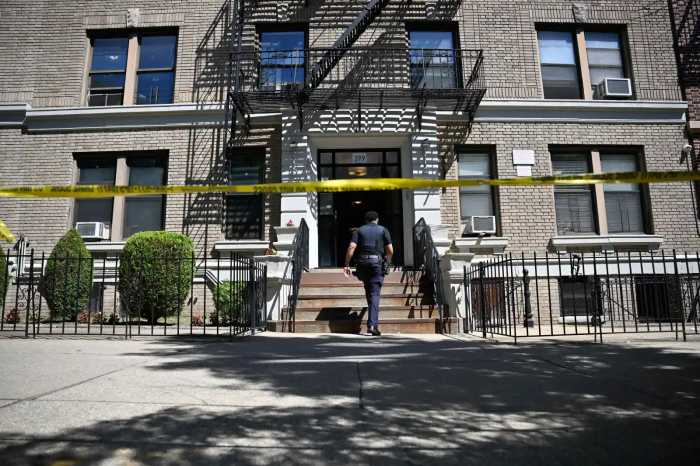 crime scene in prospect heights
